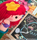 🌊🌊 PATRÓN (INSTRUCTIVO): AZUL, LA SIRENA (INSTRUCTIVO)🌊🌊