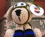 🐾🐾 PATRÓN (INSTRUCTIVO): FRIDA RESCATISTA 🐾🐾