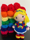 🌈🌈 PATRÓN (INSTRUCTIVO): RAINBOW BRITE 🌈🌈