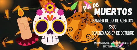💀💀 CURSO ONLINE: BANNER DÍA DE MUERTOS 💀💀