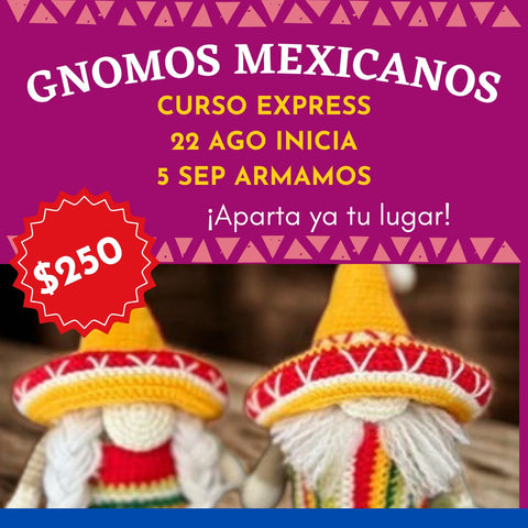 🎉 CURSO ONLINE: GNOMOS MEXICANOS 🎆