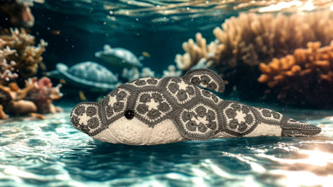 🐬🐬 PATRÓN (INSTRUCTIVO): DELFÍN FLOR AFRICANA 🐬🐬