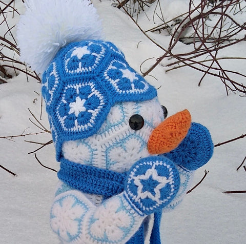 ❄️☃️ CURSO ONLINE: FFROSTY, EL HOMBRE DE NIEVE… ¡HECHO A MANO! Flor Africana ☃️☃️